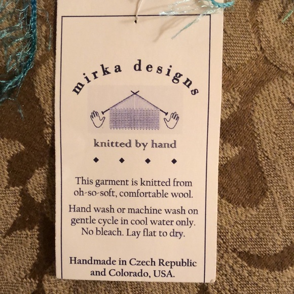 Mohair Knitted Scarf - Picture 2 of 3